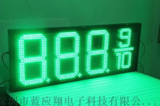 深圳廠家藍應翔 引領加油站油價牌升級，打造高效戶外數字廣告新方案